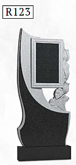 Резной вертикальный памятник R123